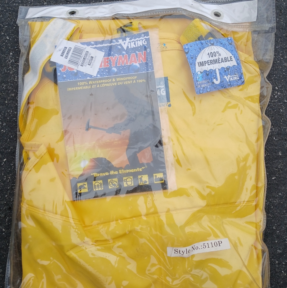 Viking Journeyman Yellow Rain Pants Size 3XL*brand New *